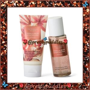🤎 Victoria's Secret Vanilla Bean & Macadamia Indulge Starter Kit Duo 🤎